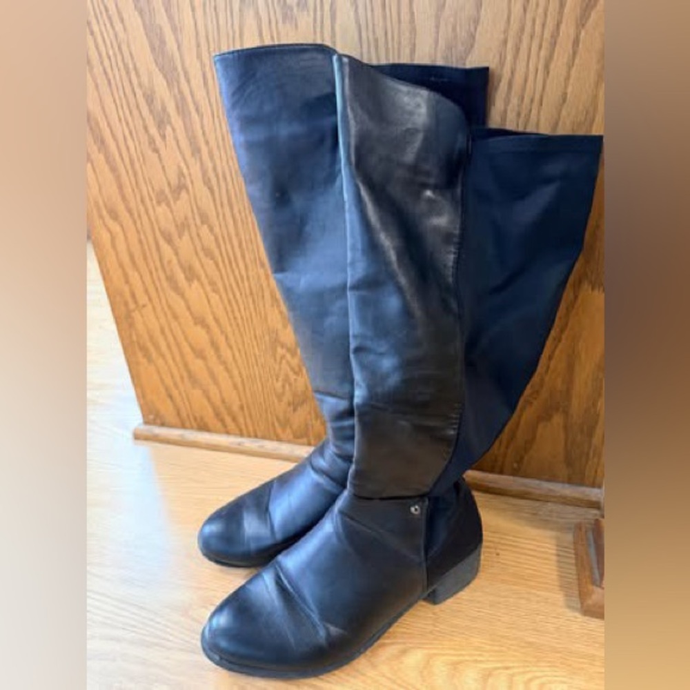 Lane Bryant Wide Calf Black Boots 9W